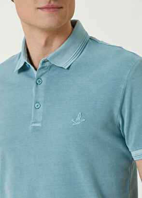 Beymen Club Slim Fit Petrol Pike T-shirt - 5