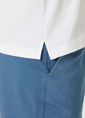 Beymen Club Comfort Fit Beyaz Polo Yaka T-shirt - 7