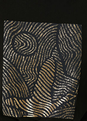 Beymen Club Siyah Bisiklet Yaka Varak Baskılı T-shirt - 4