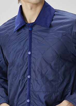 Lavenham Blue Quilted Coat - 5