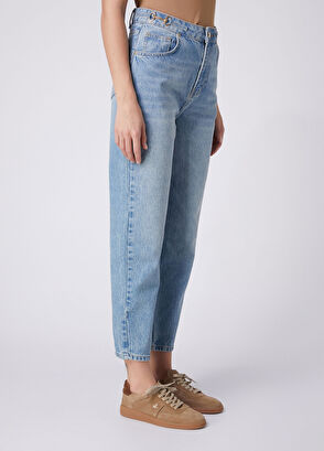 Beymen Club Blue Gold Accessory Detailed Jeans - 5