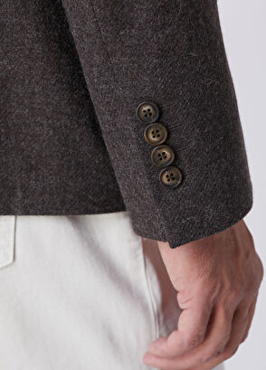 Beymen Club Brown Wool Cachet Jacket - 6