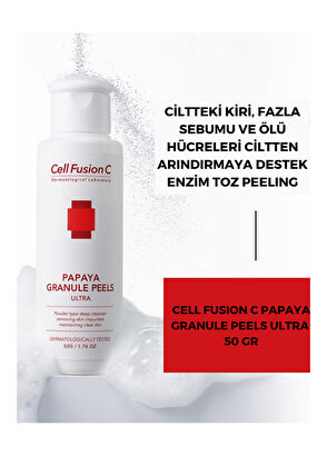 Cell Fusion C Papaya Özlü Granül Enzim Peeling Toz Temizleyici 50 gr - 5