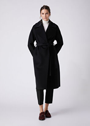 Beymen Club Black Wool Coat - 5