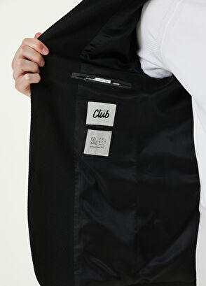 Beymen Club Siyah Petek Dokulu Blazer - 7