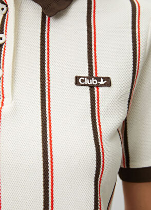 Beymen Club Kırık Beyaz Çizgili Polo T-shirt - 6