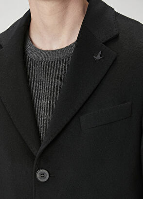 Beymen Club Premium Siyah Kaşmir Palto - 6