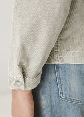 7 For All Mankind Cream Denim Shirt - 6