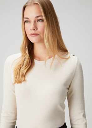 Beymen Club Ekru Basic Kazak - 4