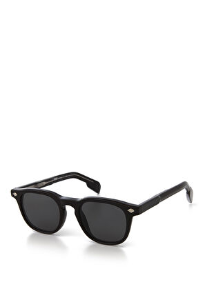 Senior Siyah Asetat Unisex Güneş Gözlüğü - Görsel 7