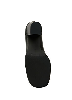 Beymen Club Siyah Deri Topuklu Ayakkabı - 5