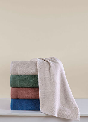 Irya Oasis Ördek Mavi Pamuklu Banyo Havlusu 70x140 cm - 6