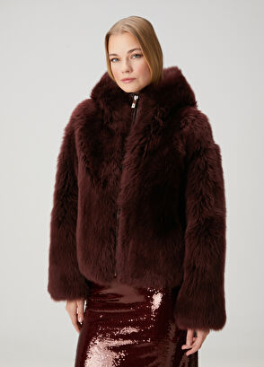 Beymen Club Mürdüm Kapüşonlu Kaban - 4