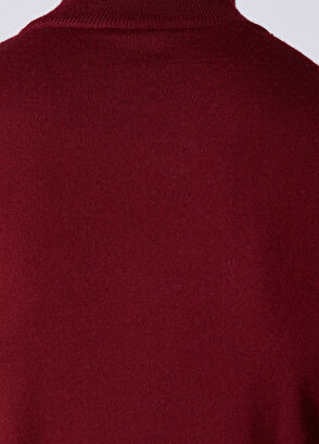 Beymen Club Burgundy Half Turtleneck Wool Sweater - 8