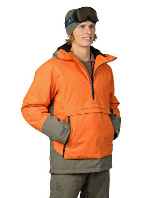 Hannah Patty FD Puffinsbill Burntolive Hooded Men's Ski Snowboard Jacket - 6