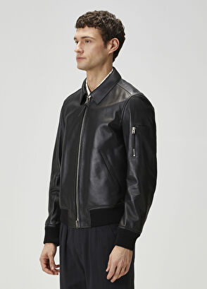 Siyah Deri Mont - Görsel 4