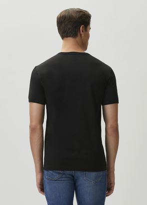Dolce&Gabbana Black Logo Detailed T-Shirt - 4