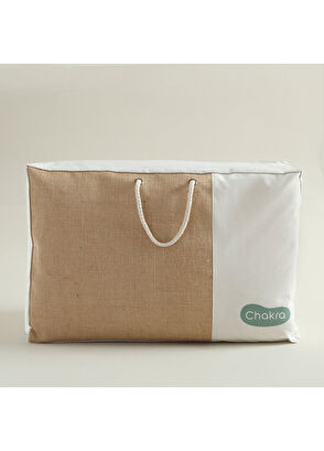 Chakra Kapok Pamuklu Beyaz Yastık 50x70 cm - 5