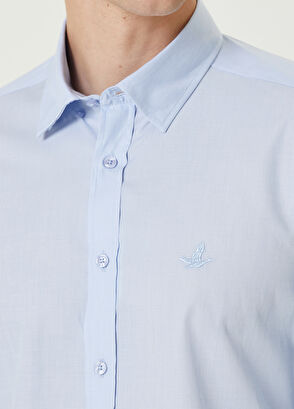 Beymen Club Slim Fit Blue Shirt - 5