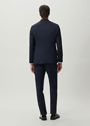 Beymen Club Navy Blue Imported Wool Suit - 5