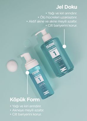 Isdin Acnıben Facial Cleanser Gel  Karma Yağlı Ciltler İçin Yüz ve Vücut Temizleme Jeli 400 ml - 5