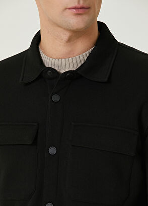 Beymen Club Black Jersey Outer Shirt - 6