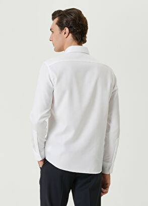 Beymen Club Comfort Fit Beyaz Non-Iron Gömlek - 5