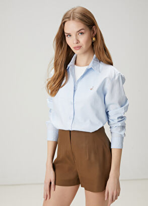 Beymen Club Açık Mavi Oxford Gömlek - 4