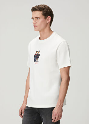Beymen Club Relax Fit Clubby Beyaz T-shirt - 4