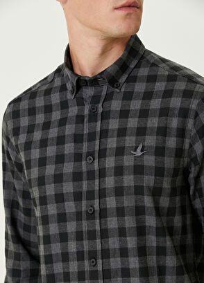 Beymen Club Comfort Fit Antrasit Gömlek - 6