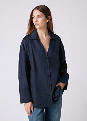 Beymen Club Petrol Logo Basic Shirt - 6