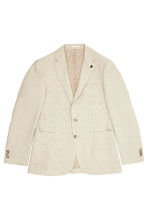 Beymen Club Beige Diagonal Coarsely Textured Knitted Jacket - 10