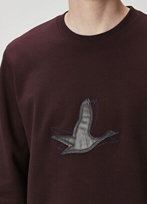 Beymen Club Plum Logo Detail Long Sleeve T-Shirt - 6