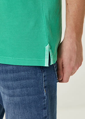 Beymen Club Comfort Fit Yeşil Polo Yaka T-shirt - 7
