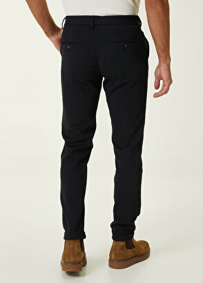 Beymen Club Lacivert İri Diyagonal Dokulu Chino Pantolon - 3