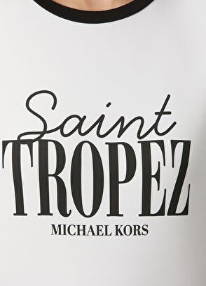 Michael Michael Kors St Tropez Beyaz T-shirt - 5