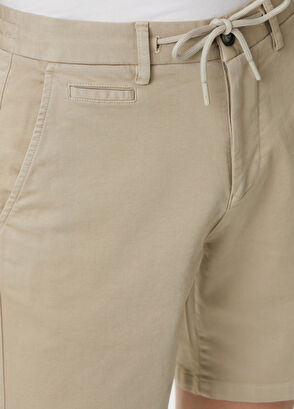 Beymen Club Beige Piece Paint Double Leg Knitted Shorts - 5