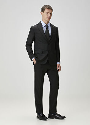 Pal Zileri Black Wool Suit - 4
