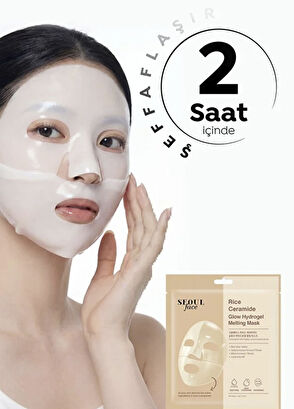 Dermal Seoul Face Brass Ceramide Hydrogel Moisturizer Melting Korean Mask 34 gr 3 Pieces - 4
