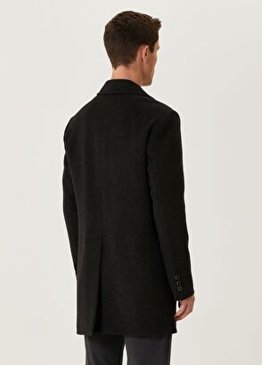 Beymen Club Anthracite Wool Cashmere Coat - 5