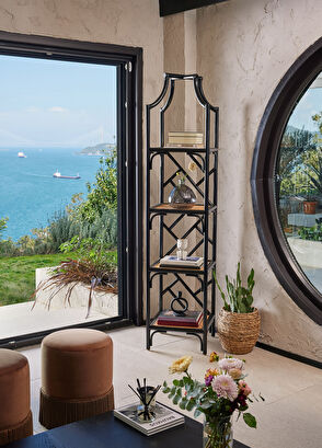 Bee Interiors Classy Bamboo Black Buffet - 5
