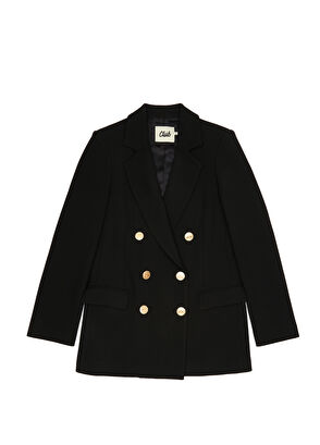 Beymen Club Black Double-Breasted Blazer - 8