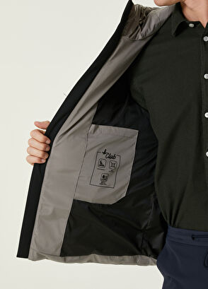 Beymen Club Gri Kapüşonlu Puff Yelek - 9