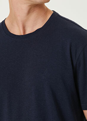 Beymen Club Lacivert Logo Detaylı T-shirt - 6