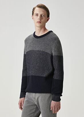 Beymen Club Lacivert Gri Kazak - 4