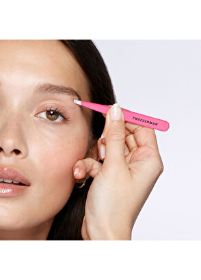 Tweezerman Pink oblique tip tweezers - 4