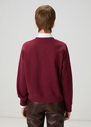Beymen Club Bordo Ördek Nakışlı Sweatshirt - 5