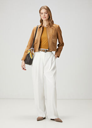 Beymen Club Mustard Silk Blend Basic Sweater - 5