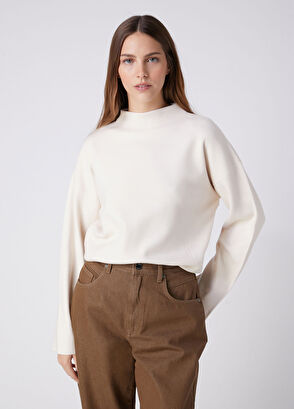 Beymen Club Ecru High Neck Sweater - 5