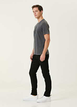 Beymen Club Antrasit Sargı Kaz Nakışlı T-shirt - 3